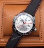 AAA Quality TAG Heuer Match Timer Watches Silver Face Black Leather